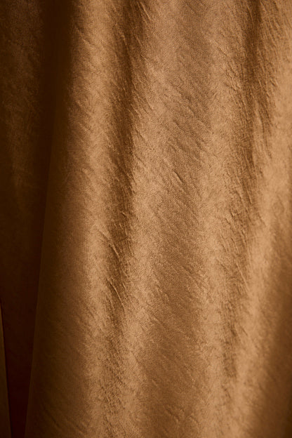 Natalia Bronze Satin Maxi Dress