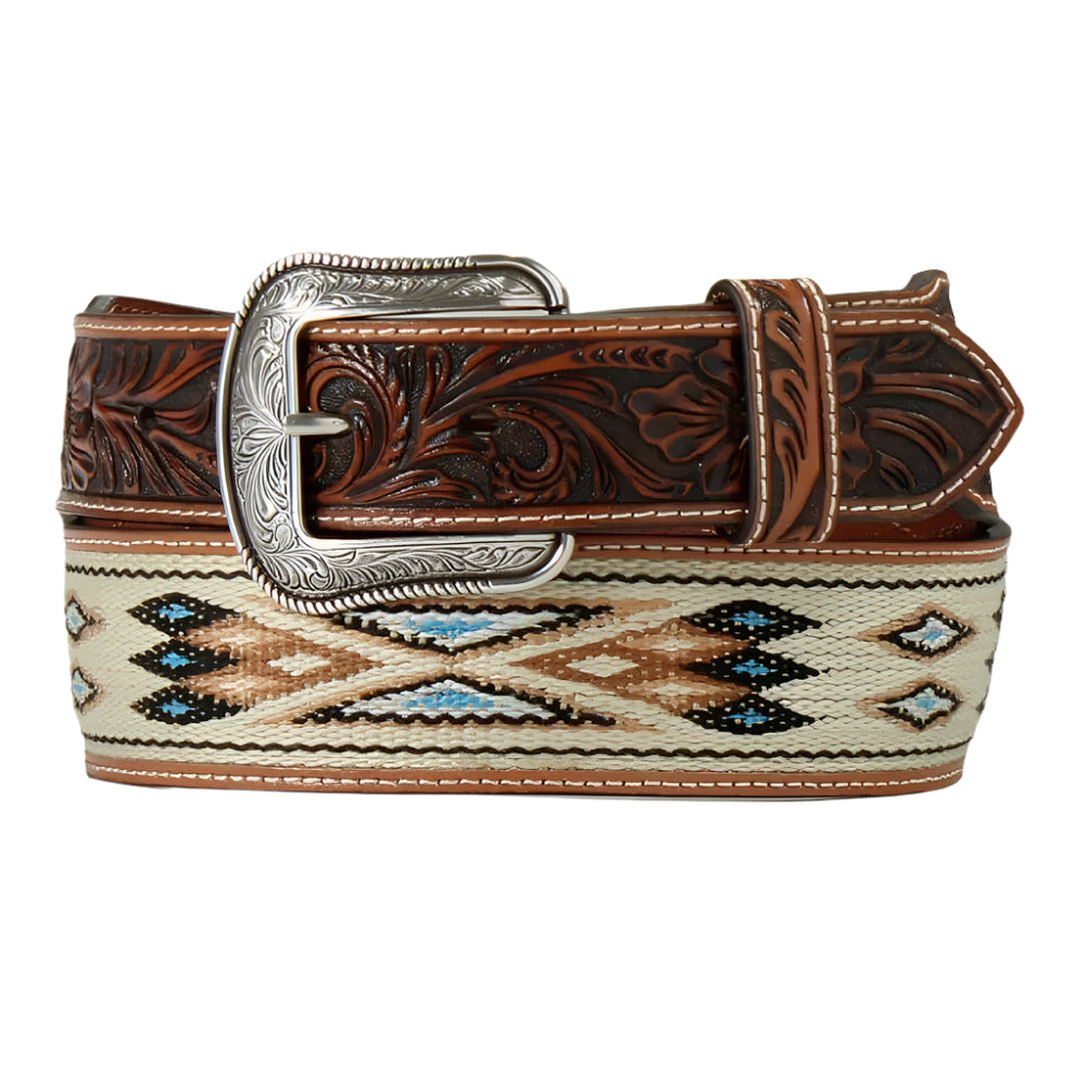 3D Men's Woven Southwest Inlay Belt