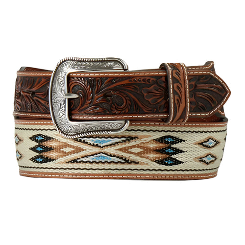 3D Men's Woven Southwest Inlay Belt