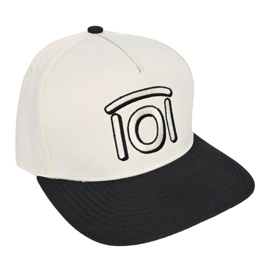 101 Ranch Flat Logo Vintage Cap - White/Black