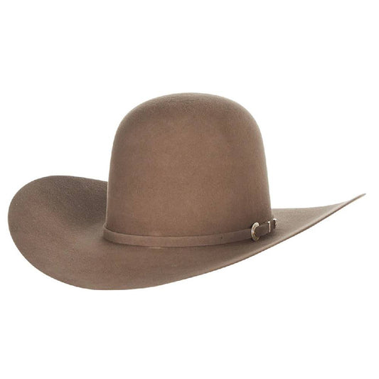 American 10X Pecan 4 1/2" Open Crown Felt Hat