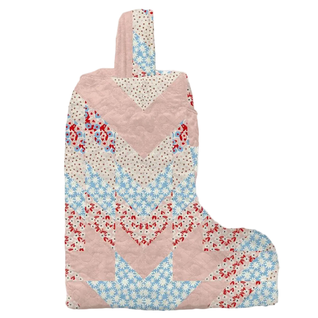 Adeline Patchwork Rose Tall Boot Bag