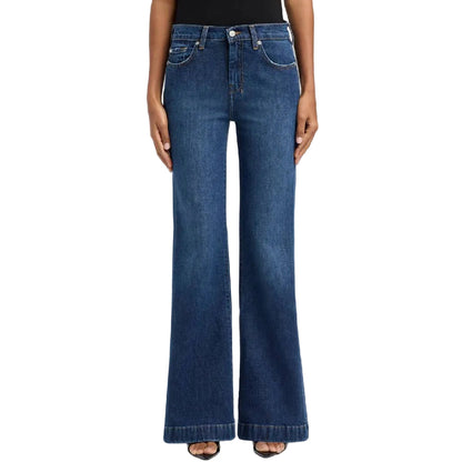 7 For All Mankind Dojo Tailorless Flare - Indiglow