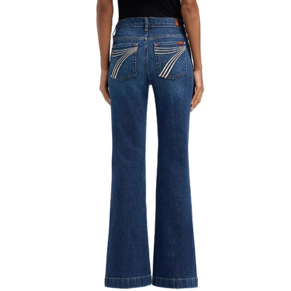 7 For All Mankind Dojo Tailorless Flare - Indiglow