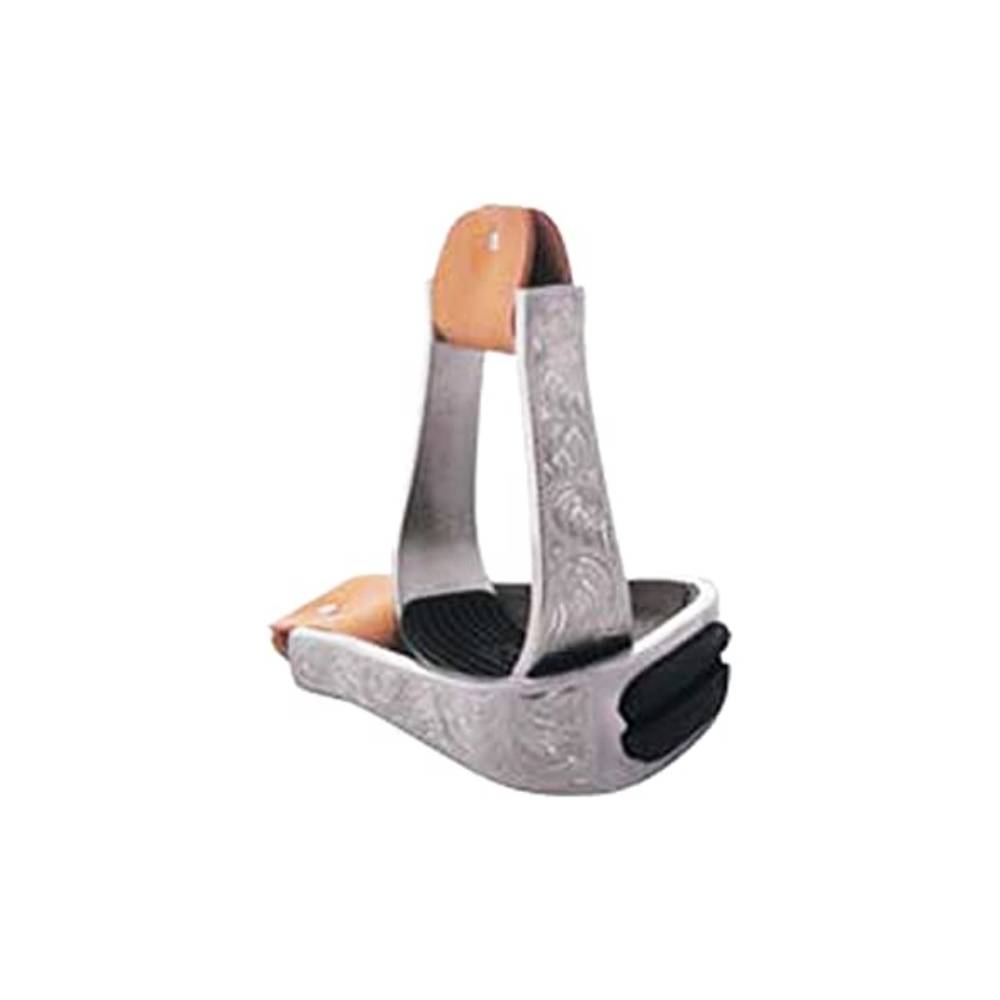 Aluminum Engraved Stirrups 2"