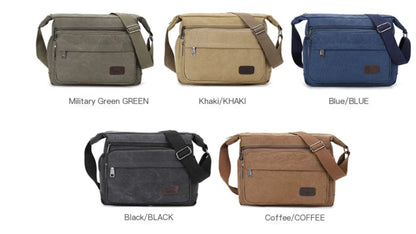 Crossbody Backpack, Sports Canvas Bag for Men