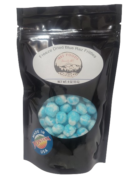 1883 Foods Freeze Dried Frittles - Blue Raz - 4 OZ 18 Pack