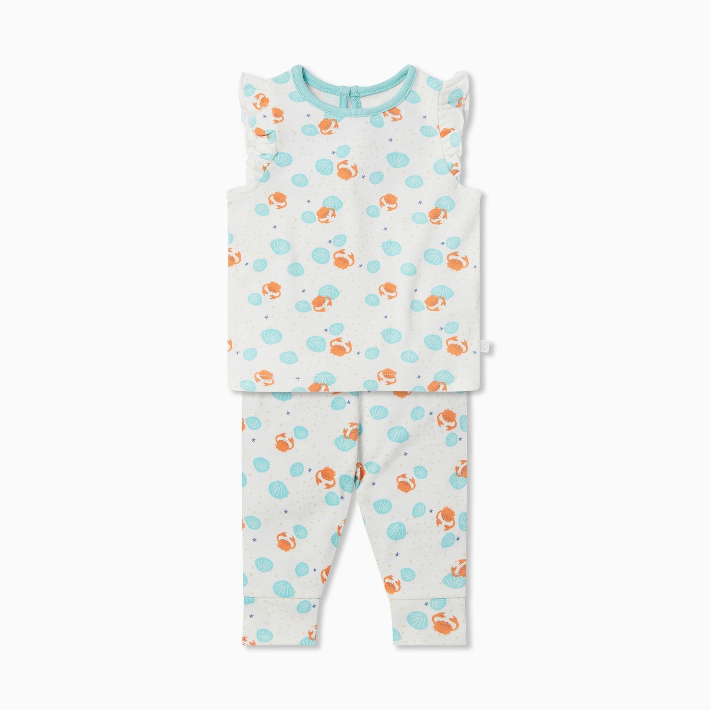 Crab & Shell Frill T-Shirt & Leggings Outfit