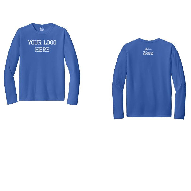 2026 Los Angeles Marathon Partners & Sponsors  - "Run In" Adult Unisex Long Sleeve Performance Tee (PC380LS)