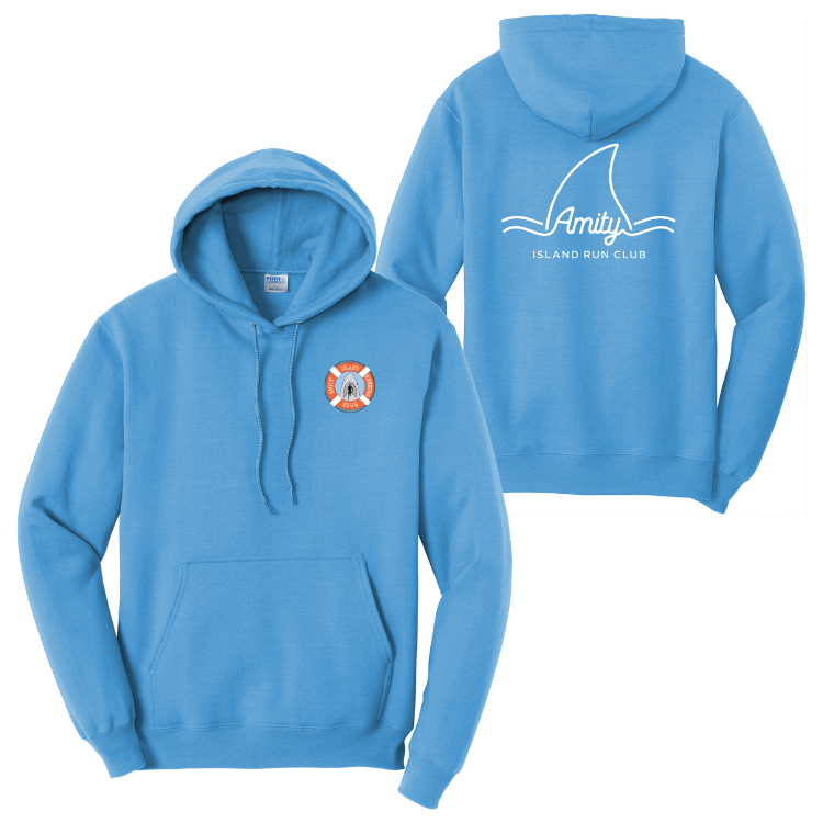 Amity Island Running Club - Unisex Fleece Pullover Hooded Sweatshirt (PC78H)