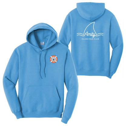 Amity Island Running Club - Unisex Fleece Pullover Hooded Sweatshirt (PC78H)