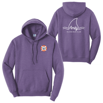 Amity Island Running Club - Unisex Fleece Pullover Hooded Sweatshirt (PC78H)