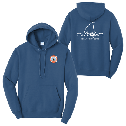 Amity Island Running Club - Unisex Fleece Pullover Hooded Sweatshirt (PC78H)