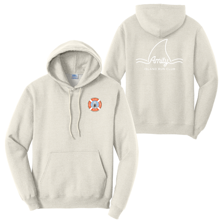 Amity Island Running Club - Unisex Fleece Pullover Hooded Sweatshirt (PC78H)