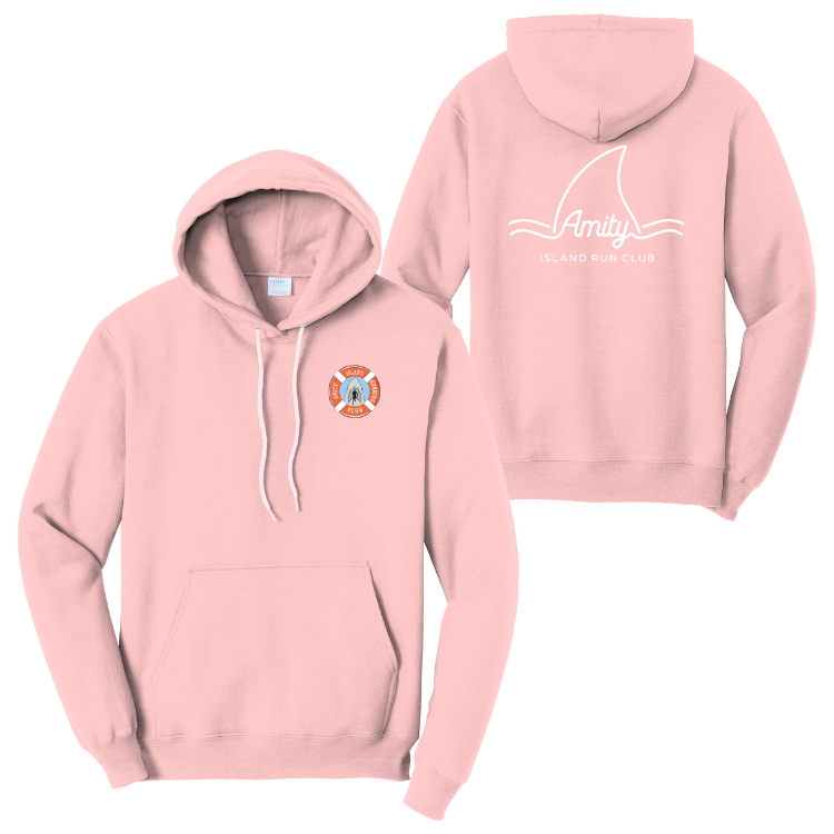 Amity Island Running Club - Unisex Fleece Pullover Hooded Sweatshirt (PC78H)