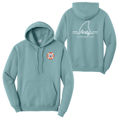 Amity Island Running Club - Unisex Fleece Pullover Hooded Sweatshirt (PC78H)