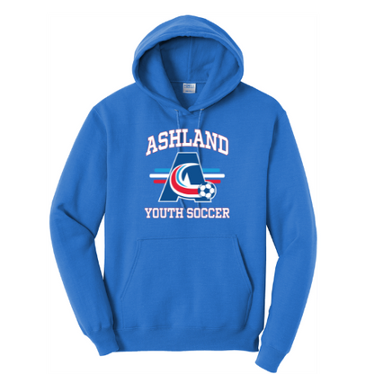 Ashland Youth Soccer - ADULT Fleece Pullover Hooded Sweatshirt (PC78H)