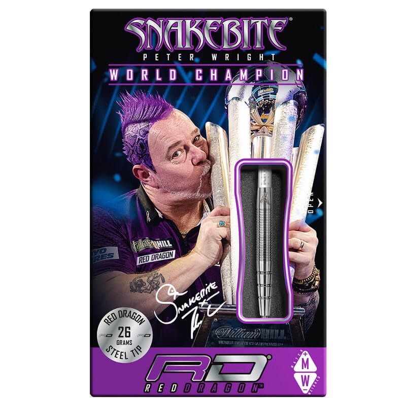 RED DRAGON Peter Wright Snakebite PL15 Darts - 90% Tungsten - 22g