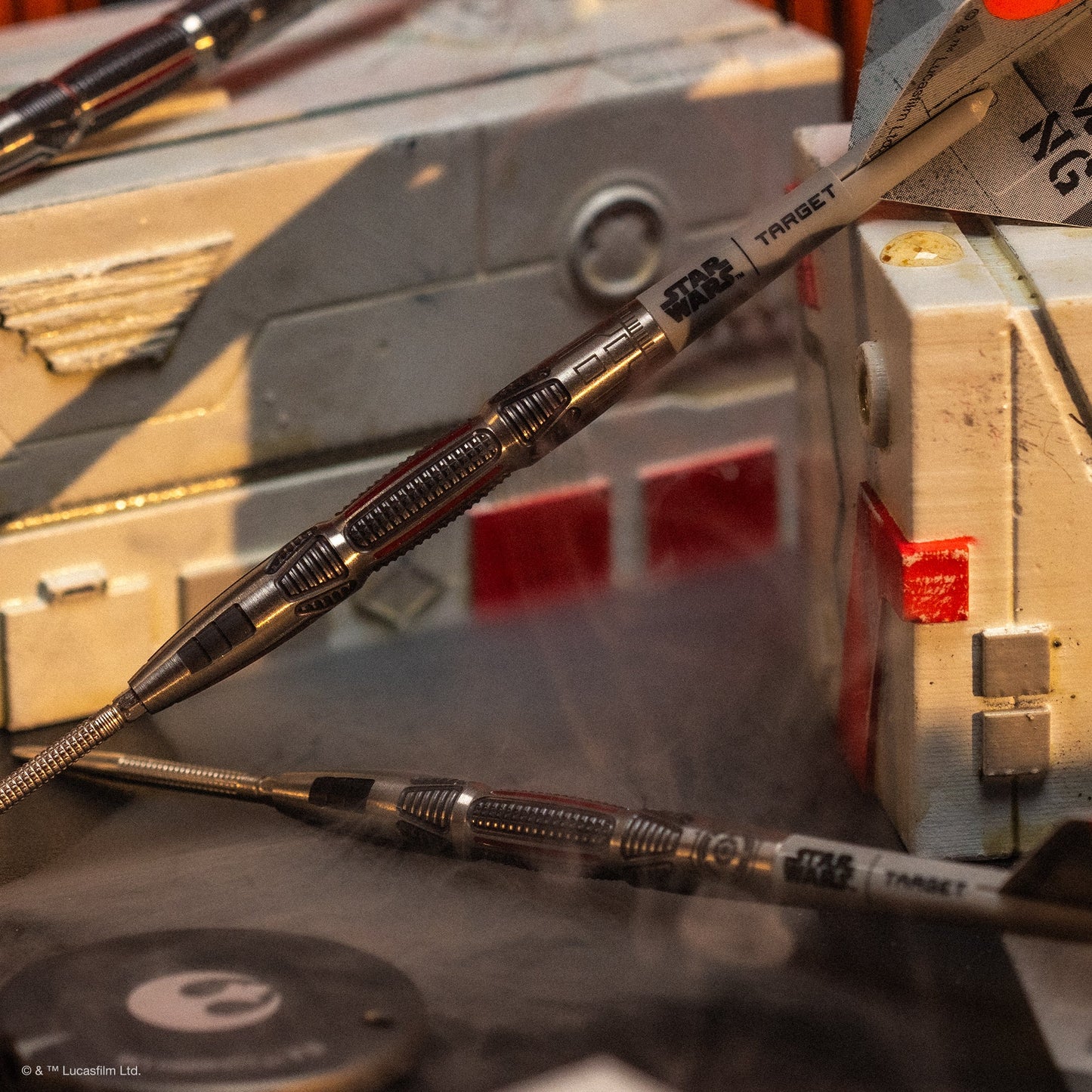 TARGET x STAR WARS - 26g - X WING - Steel Tip Swiss Point - 90% Tungsten Darts