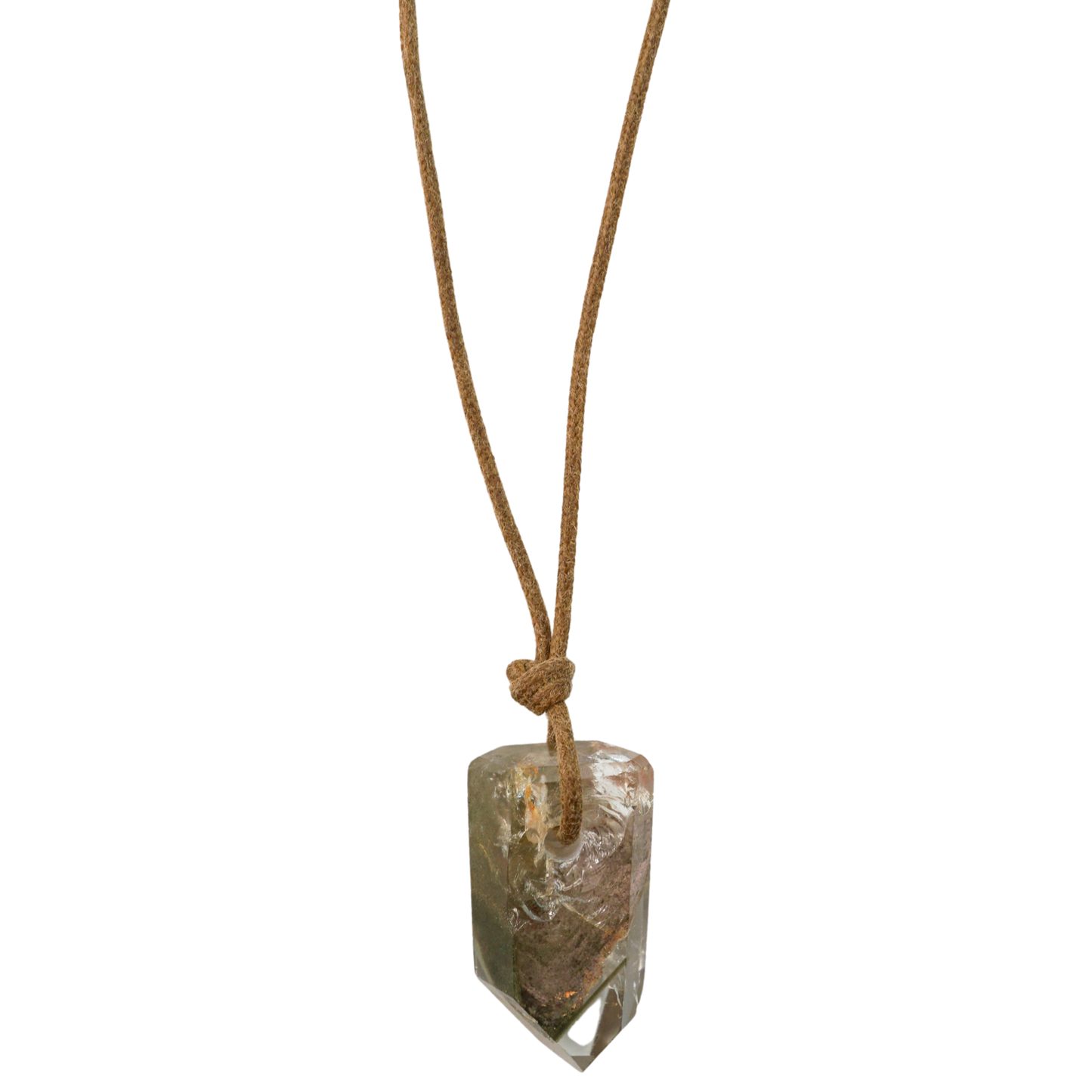 Phantom Quartz Pendant Necklace
