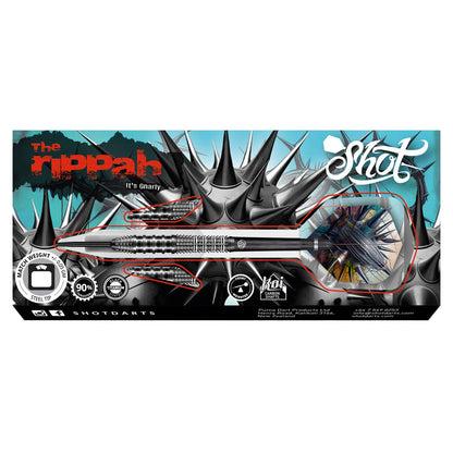 SHOT - Gnarly Rippah Steel Tip Darts - 90% Tungsten - 24g