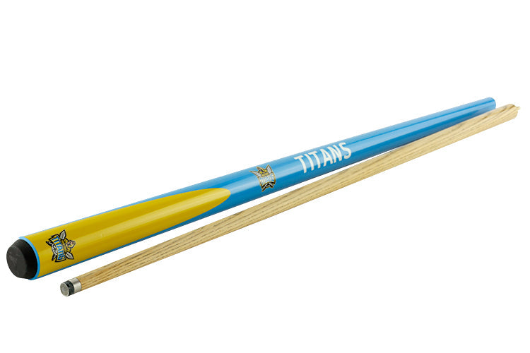 NRL 2pce 57" Ash Cue - Gold Coast Titans