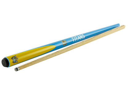 NRL 2pce 57" Ash Cue - Gold Coast Titans