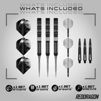 RED DRAGON - 24g RECON PARALLEL Darts - 90% Tungsten