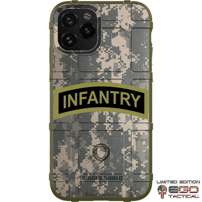 US Army Infantry Tab Custom Printed Case Design for Apple, Samsung, Google & Motorola Phone Models