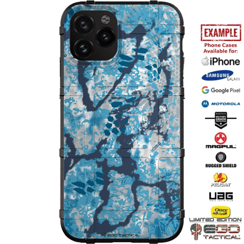 Kryptek Obskura Litus Official Camouflage Pattern Custom Printed Case Design for Apple, Samsung, Google & Motorola Phone Models