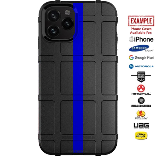 Assorted Simple Vertical Thin Line Support Colors Custom Printed Case Design for Apple, Samsung, Google & Motorola Phone Models