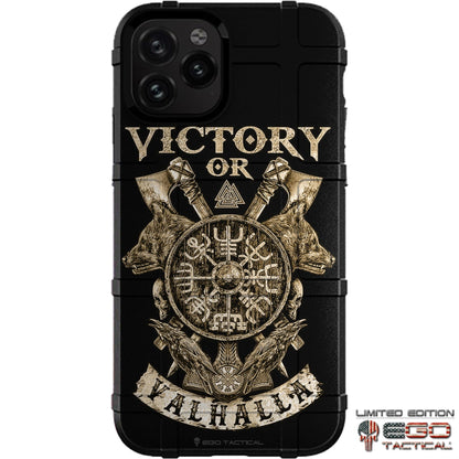 Victory or Valhalla Viking Norse Custom Printed Case Design for Apple, Samsung, Google & Motorola Phone Models