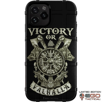 Victory or Valhalla Viking Norse Custom Printed Case Design for Apple, Samsung, Google & Motorola Phone Models