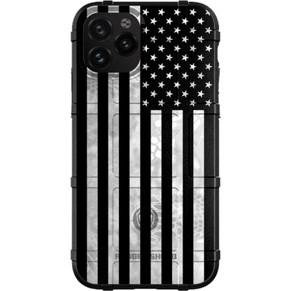 US Flag Subdued over Kryptek Camouflage Custom Printed Case Design for Apple, Samsung, Google & Motorola Phone Models (Choose Your Color Camo)