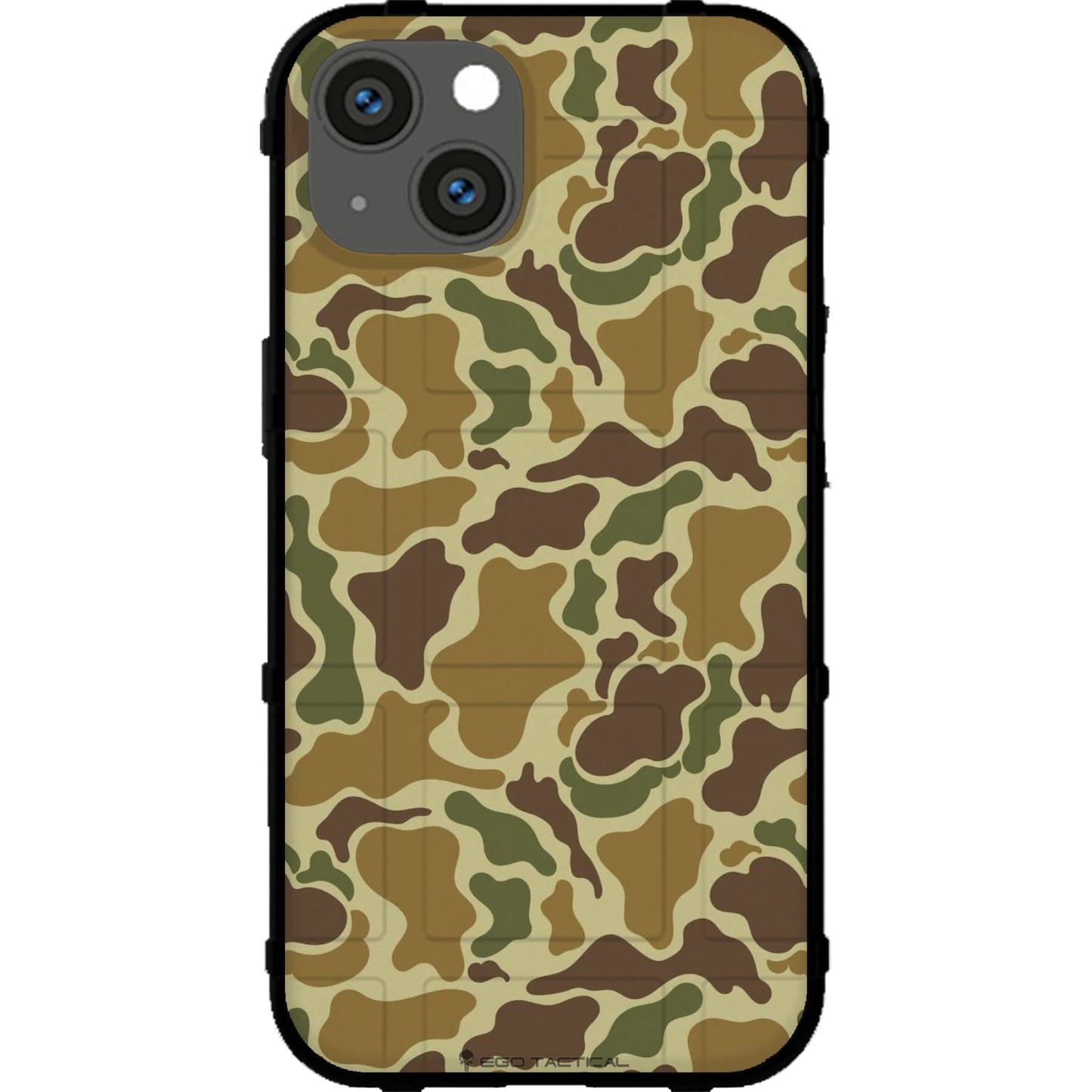 Pebble Camo Duck Brown, Green or Orange Custom Printed Case Design for Apple, Samsung, Google & Motorola Phone Models