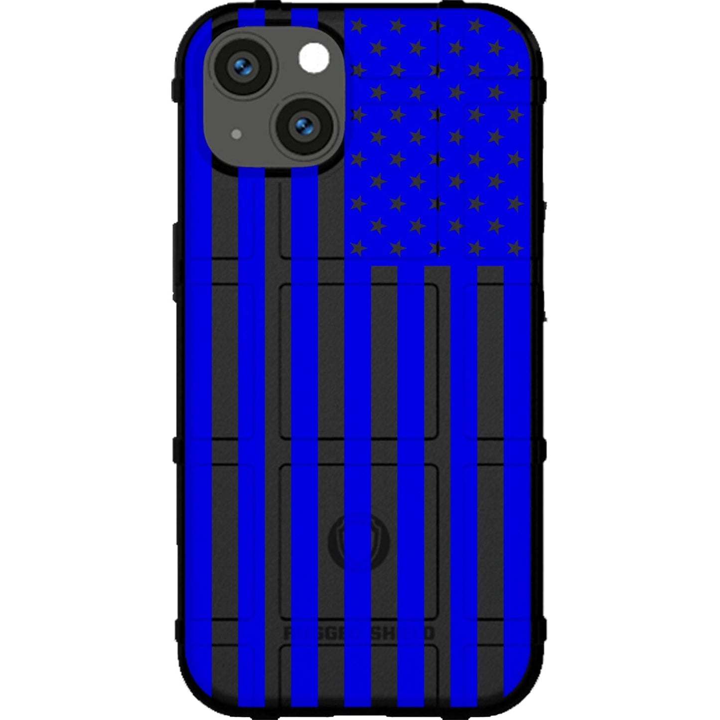 Assorted Color Printed US American Flags on Black Background Custom Printed Case Design for Apple, Samsung, Google & Motorola Phone Models