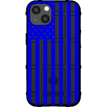 Assorted Color Printed US American Flags on Black Background Custom Printed Case Design for Apple, Samsung, Google & Motorola Phone Models