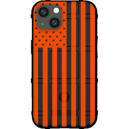 Assorted Color Printed US American Flags on Black Background Custom Printed Case Design for Apple, Samsung, Google & Motorola Phone Models