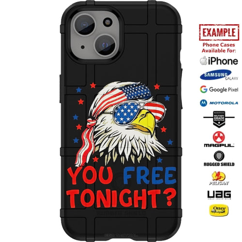 Eddie the Eagle You Free Tonight Design Custom Printed Case Design for Apple, Samsung, Google & Motorola Phone Models