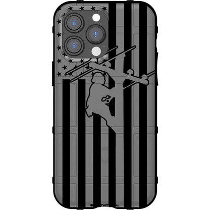 US Lineman Subdued American Flag Custom Printed Case Design for Apple, Samsung, Google & Motorola Phone Models