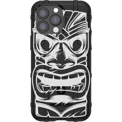 Polynesian Hawaiian Tiki God Mask Custom Printed Case Design for Apple, Samsung, Google & Motorola Phone Models