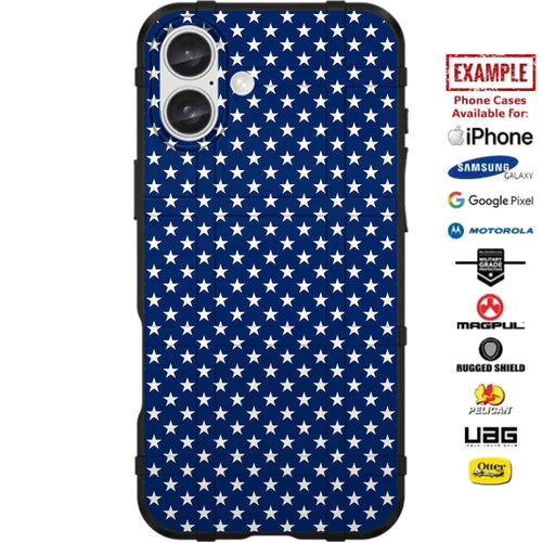 Memorial Day 2025 Special Edition Zulu Field of Stars Custom Printed Case Design for Apple, Samsung, Google & Motorola Phone Models