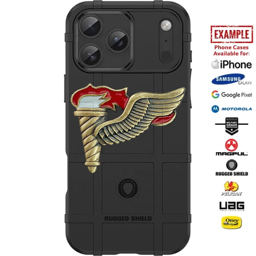 Army Pathfinder Badge Custom Printed Case Design for Apple, Samsung, Google & Motorola Phone Models