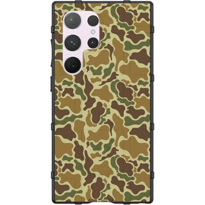 Pebble Camo Duck Brown, Green or Orange Custom Printed Case Design for Apple, Samsung, Google & Motorola Phone Models