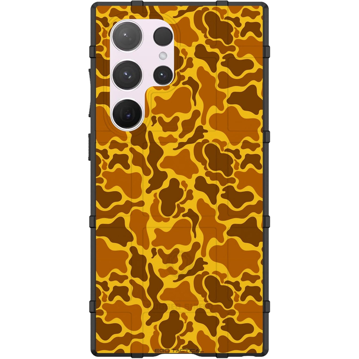 Pebble Camo Duck Brown, Green or Orange Custom Printed Case Design for Apple, Samsung, Google & Motorola Phone Models