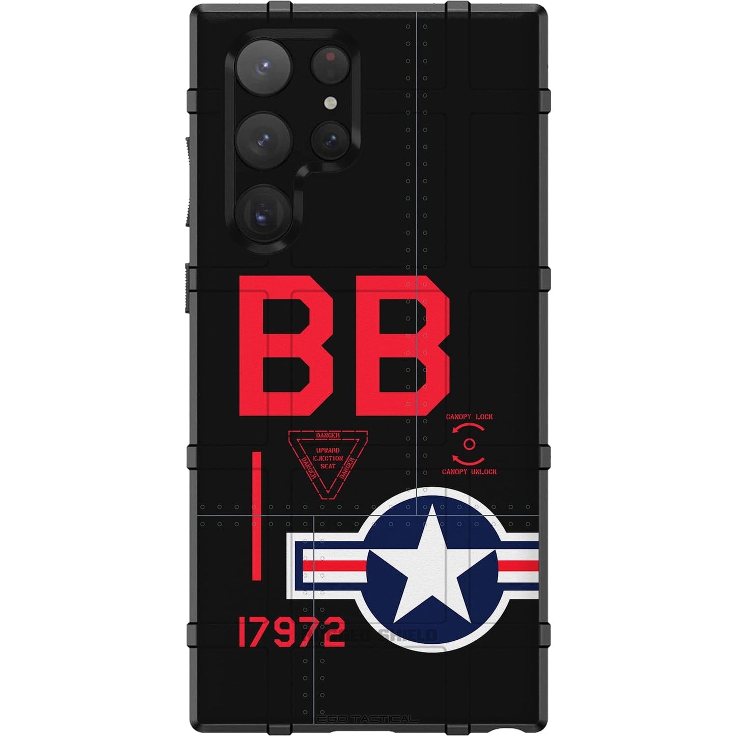 Aircraft Markings Tailcodes & Insignia on Sheetmetal Custom Printed Case Design for Apple, Samsung, Google & Motorola Phone Models
