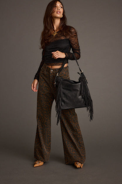 Ramona Black Lace Off The Shoulder Top