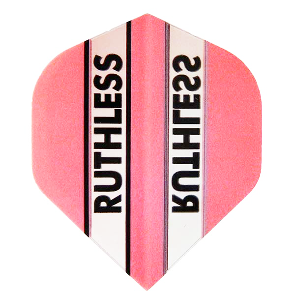 RUTHLESS - Clear Panel Extra Tough Flights - Pink