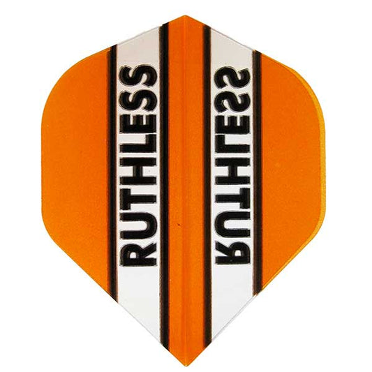 RUTHLESS - Clear Panel Extra Tough Flights - Orange