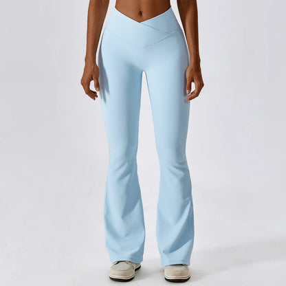 Cross-Waist Yoga Leggings